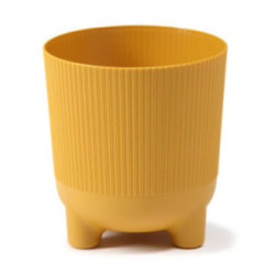 Doniczka Aria Jumper 18cm h:19,5cm musztardowa 218-15 2