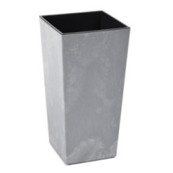 Doniczka Finezja 14cm h:26cm szary beton 531 2