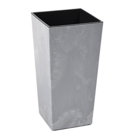 Doniczka Finezja 14cm h:26cm szary beton 531