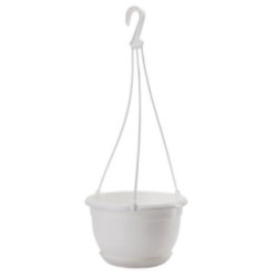 Doniczka wisząca Malta 21cm h:13,6cm biały 2402 2