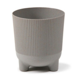 Doniczka Aria Eco Jumper wood 16cm szary 220-27 2