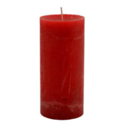 Świeca walec 15cm 65/150 czerwona 2