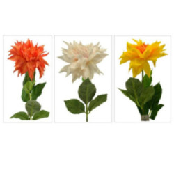 Kwiat sztuczny Dalia 60cm mix 2