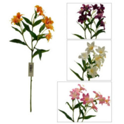 Kwiat sztuczny Lilia 65cm mix 2