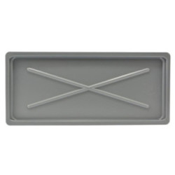 Podstawka pod suszarkę 50x22,5cm srebrna 2