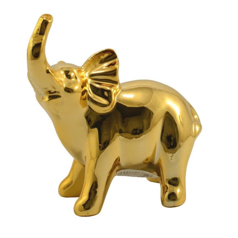 Figurka Słoń 13cm złoty ZY21860-2G