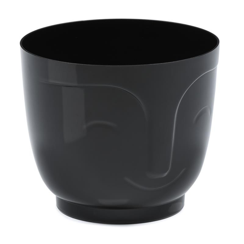 Doniczka Atena 19cm h:15,9cm czarny 198-04