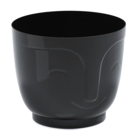 Doniczka Atena 19cm h:15,9cm czarny 198-04