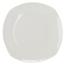 Talerz deserowy 20cm kwadratowy biały 2349 2