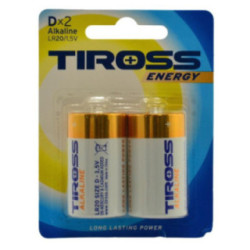 Baterie Tiross 2szt LR20 2