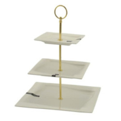 Patera 3-poziomowa kwadratowa Viva