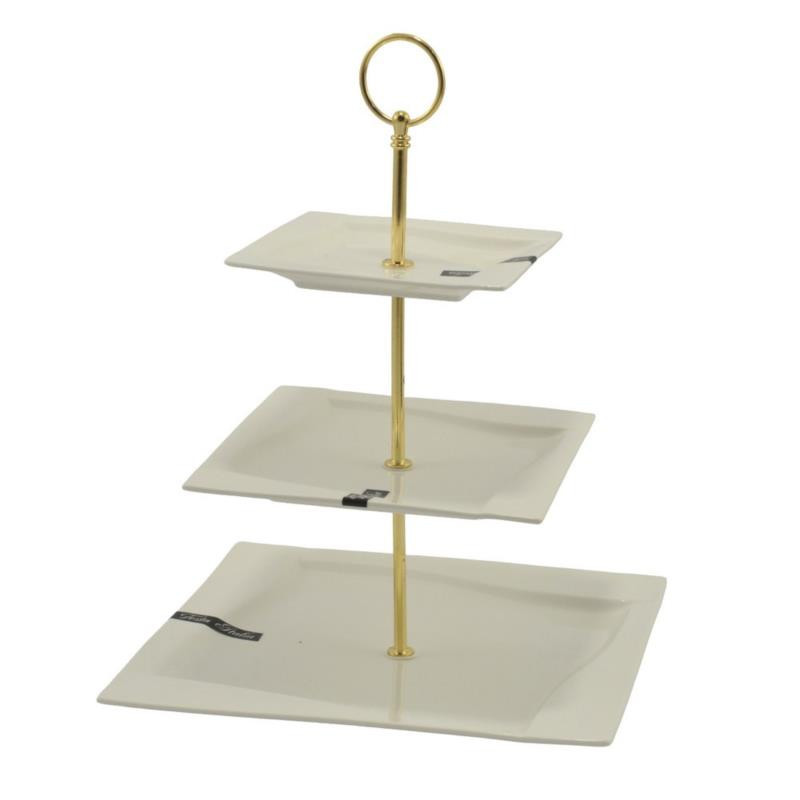 Patera 3-poziomowa kwadratowa Viva