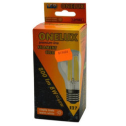 Żarówka Onelux E27 8W 800lm A60 filament clear 2
