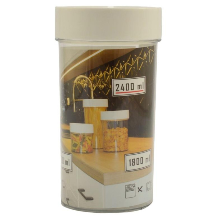 Pojemnik plastikowy 2,4L Premium mix