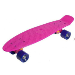 Deskorolka Enero plastikowa 56x15cm ciemny róż