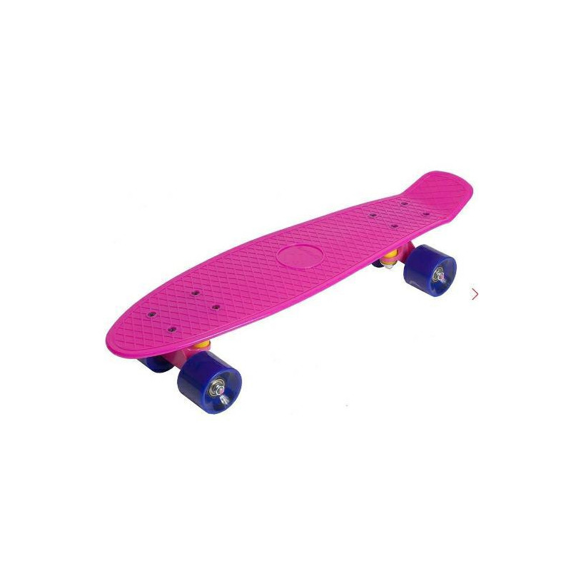 Deskorolka Enero plastikowa 56x15cm ciemny róż