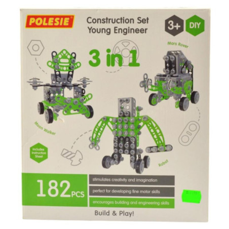 Klocki Polesie Wynalazca  182el. 86655