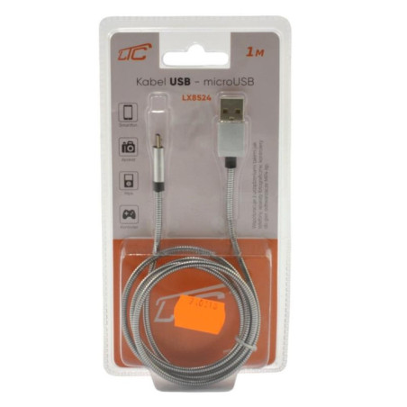 Kabel Usb-microUSB 1m LX8524