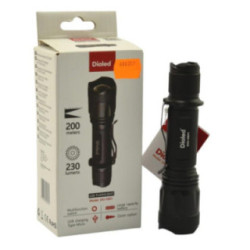 Latarka akumulatorowa 230LM zoom Dioled DIO-0301