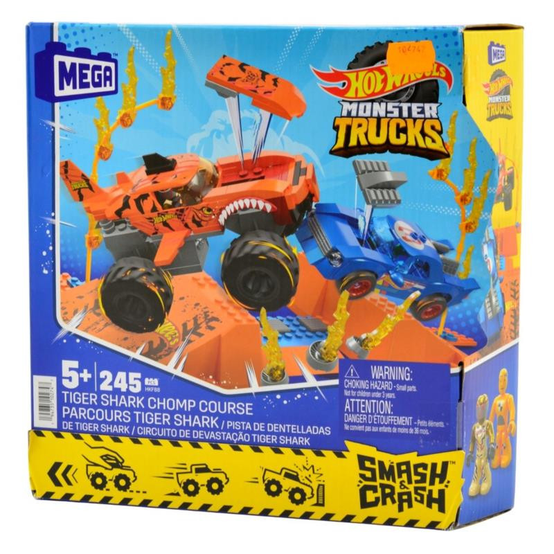 Mega Hot Wheels Monster Trucks tiger shark