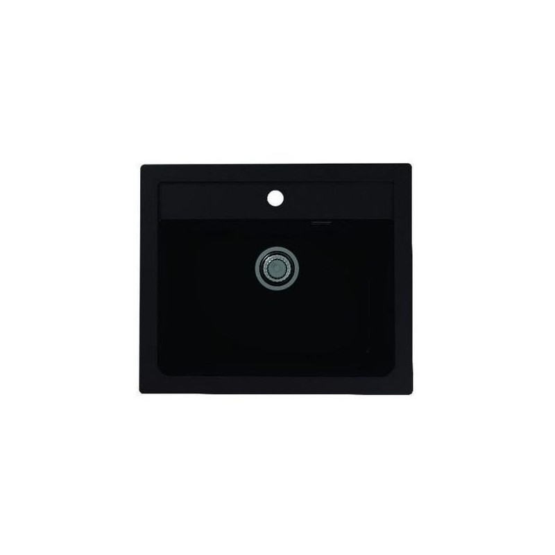 Zlewozmywak Alveus Atrox Granit czarny 59X50 CM
