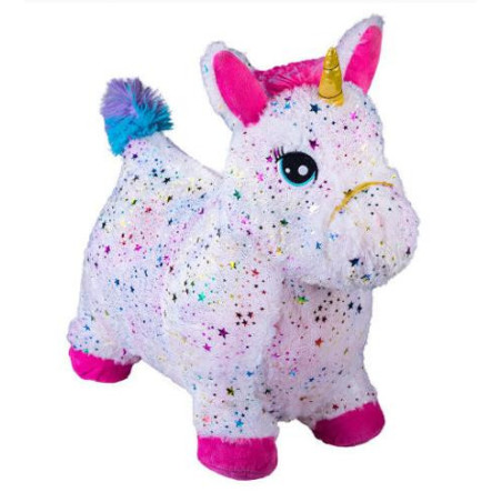 Konik do skakania pluszowy
