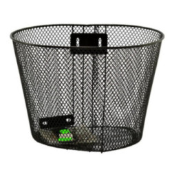 Kosz dziecięcy BMX przód siatka wsporn czarny