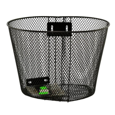 Kosz dziecięcy BMX przód siatka wsporn czarny