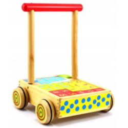 Choidzik drewniany z klockami Classic World