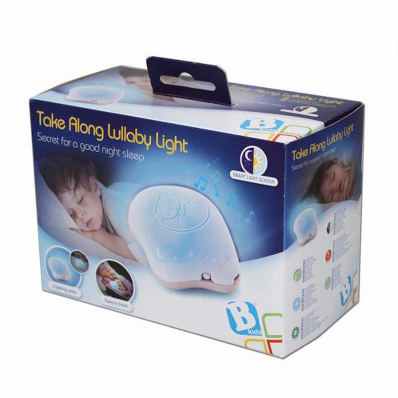 B-Kids Przenośna Lampka z kołysanką róż/