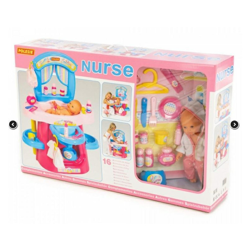 Zestaw NIANIA akcesoria do pielęgnacji lalek