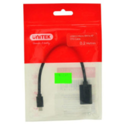 Przewód kabel  OTG USB 2.0 AF do microUSB Unitek 2