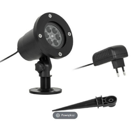 PROJEKTOR ŚWIĄTECZNY ŚNIEŻKI RGB ZAR0451