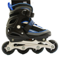 Rolki B-S136TA 34-37 czarno-niebieskie