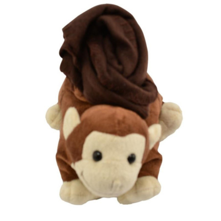 Ręcznik 72x72cm + maskotka plusz.pies--