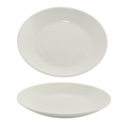 Talerz Blanca deserowy 19cm biały szkło hartowane 2