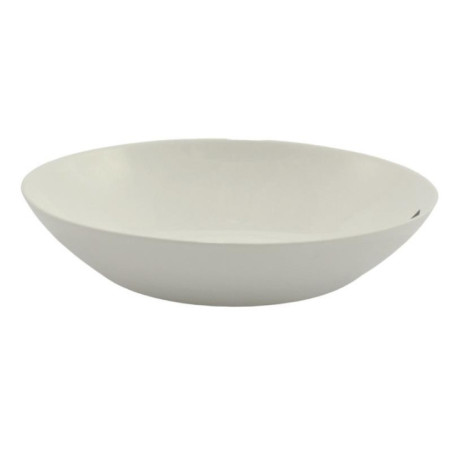 Talerz Blanca głęboki 20,5cm biały szkło hartowane