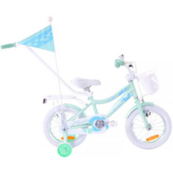 Rower 14" Fuzlu Thor Girl miętowo-biały