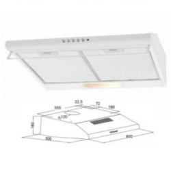 Okap Maan Juno 60 biały