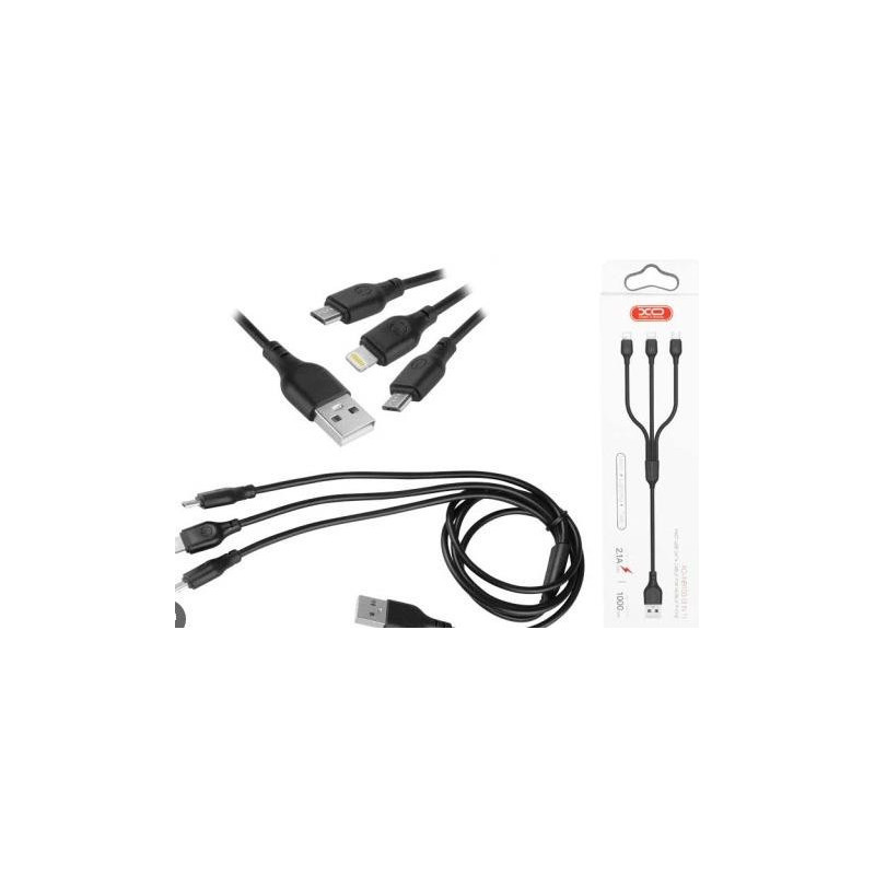 Kabel USB 3w1 XO-NB103