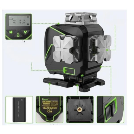 M.Laser krzyżowy Huepar S04CG