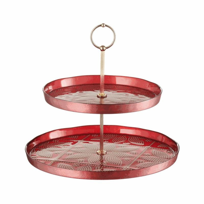 Patera Villa Italia Mimoza 2 poziomy 28cm AK431