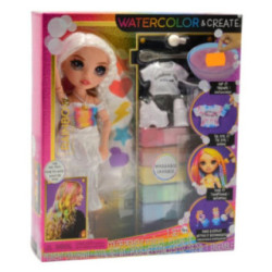 Lalka Rainbow HighWatercolor&Create Lalka z brązowymi oczami