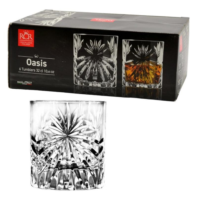 Szklanki 320ml 6szt Oasis niskie RCR