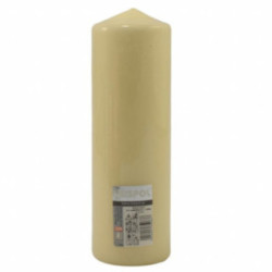 Świeca walec 25cm 80/250 Ecru parafinowa bezzapachowa 2