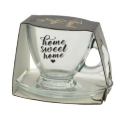 Filiżanka ze spodkiem 230ml Roma Sweet Home 2