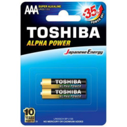Bateria TOSHIBA ALKALINE LR06/2 kpl 2
