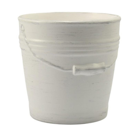 Doniczka ceramiczna z podstawką Wiaderko 21 mix