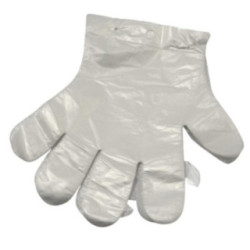 Rękawice foliowe jednorazowe L 100szt zrywka 2