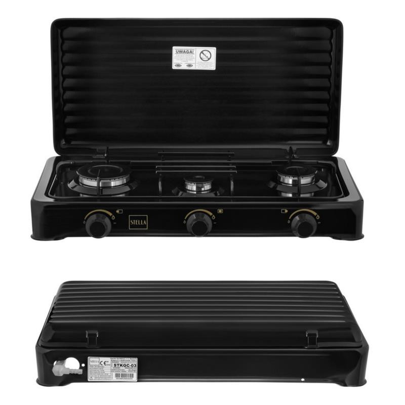 Kuchenka gazowa Stella 3 palniki STKGC-03